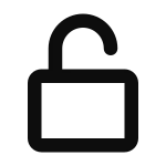 Unlock SVG Icon